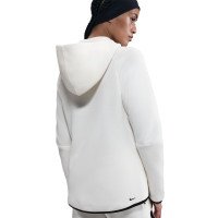 Nike Tech Fleece Sportswear Vest Dames Gebroken Wit Zwart