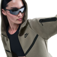 Nike Tech Fleece Sportswear Vest Dames Groengrijs Zwart