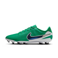 Nike Tiempo Legend Academy 10 Gras Voetbalschoenen (FG) Groen Wit Blauw