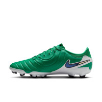 Nike Tiempo Legend Academy 10 Gras Voetbalschoenen (FG) Groen Wit Blauw