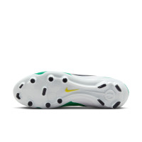 Nike Tiempo Legend Academy 10 Gras Voetbalschoenen (FG) Groen Wit Blauw