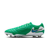 Nike Tiempo Legend Elite 10 Gras Voetbalschoenen (FG) Groen Wit Blauw