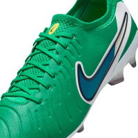 Nike Tiempo Legend Elite 10 Gras Voetbalschoenen (FG) Groen Wit Blauw