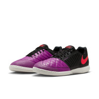 Nike Zaalvoetbalschoenen Lunargato II (IN) Zwart Paars Rood