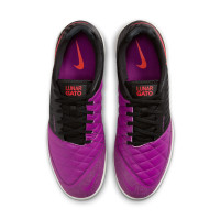Nike Zaalvoetbalschoenen Lunargato II (IN) Zwart Paars Rood