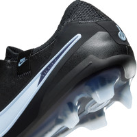 Nike Tiempo Legend 10 Elite Gras Voetbalschoenen (FG) Zwart Lichtblauw