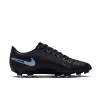 Nike Tiempo Legend 10 Club Gras / Kunstgras Voetbalschoenen (MG) Zwart Lichtblauw