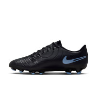 Nike Tiempo Legend 10 Club Gras / Kunstgras Voetbalschoenen (MG) Zwart Lichtblauw