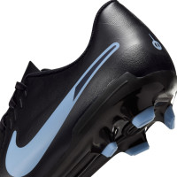 Nike Tiempo Legend 10 Club Gras / Kunstgras Voetbalschoenen (MG) Zwart Lichtblauw