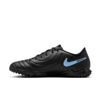 Nike Tiempo Legend 10 Club Turf Voetbalschoenen (TF) Zwart Lichtblauw