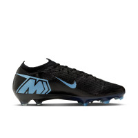 Nike Zoom Mercurial Vapor 16 Elite Gras Football Boots (FG) Black Light Blue
