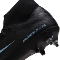 Nike Zoom Mercurial Superfly 10 Academy IJzeren-Nop Voetbalschoenen (SG) Anti-Clog Zwart Lichtblauw