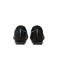 Nike Zoom Mercurial Vapor 16 Academy IJzeren-Nop Voetbalschoenen (SG) Anti-Clog Zwart Lichtblauw