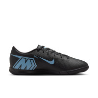 Nike Zoom Mercurial Vapor 16 Academy Zaalvoetbalschoenen (IN) Zwart Lichtblauw