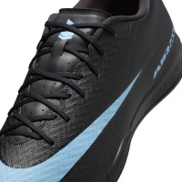 Nike Zoom Mercurial Vapor 16 Academy Zaalvoetbalschoenen (IN) Zwart Lichtblauw