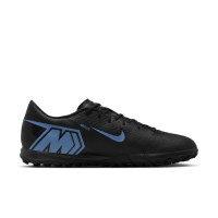 Nike Zoom Mercurial Vapor 16 Academy Turf Voetbalschoenen (TF) Zwart Lichtblauw