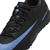 Nike Zoom Mercurial Vapor 16 Academy Turf Voetbalschoenen (TF) Zwart Lichtblauw