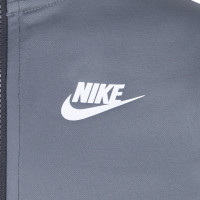 Nike Sportswear Essentials Full-Zip Trainingspak Peuters Donkergrijs Lichtgrijs Wit