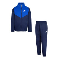 Nike Sportswear Essentials Full-Zip Trainingspak Peuters Donkerblauw Blauw Wit