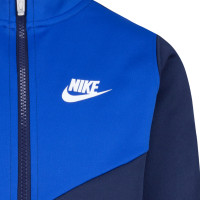 Nike Sportswear Essentials Full-Zip Trainingspak Peuters Donkerblauw Blauw Wit