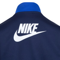 Nike Sportswear Essentials Full-Zip Trainingspak Peuters Donkerblauw Blauw Wit