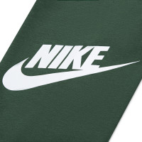 Nike Club Fleece Hooded Trainingspak Peuters Donkergroen Wit