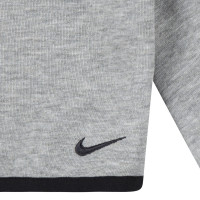 Nike Tech Fleece Full-Zip Trainingspak Peuters Lichtgrijs Zwart Wit