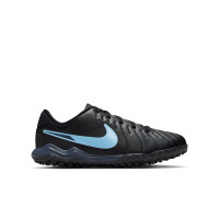 Nike Tiempo Legend 10 Academy Turf Football Boots (TF) Kids Black Light Blue