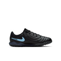 Nike Tiempo Legend 10 Academy Turf Football Boots (TF) Kids Black Light Blue