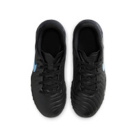 Nike Tiempo Legend 10 Academy Turf Football Boots (TF) Kids Black Light Blue