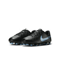 Nike Tiempo Legend 10 Club Grass/Artificial Grass Football Boots (MG) Kids Black Light Blue