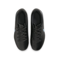 Nike Tiempo Legend 10 Club Grass/Artificial Grass Football Boots (MG) Kids Black Light Blue