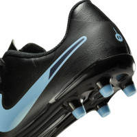 Nike Tiempo Legend 10 Club Grass/Artificial Grass Football Boots (MG) Kids Black Light Blue