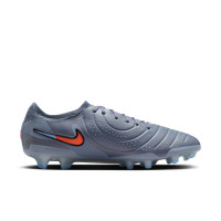 Nike Tiempo Legend Elite 10 Gras Voetbalschoenen (FG) Lichtblauw Felrood Zwart