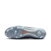 Nike Tiempo Legend Elite 10 Gras Voetbalschoenen (FG) Lichtblauw Felrood Zwart