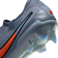 Nike Tiempo Legend Elite 10 Gras Voetbalschoenen (FG) Lichtblauw Felrood Zwart