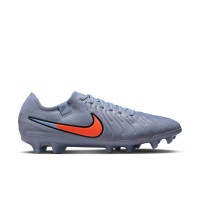 Nike Tiempo Legend Pro 10 Gras Voetbalschoenen (FG) Lichtblauw Felrood Zwart