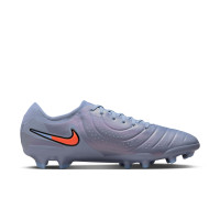 Nike Tiempo Legend Pro 10 Gras Voetbalschoenen (FG) Lichtblauw Felrood Zwart