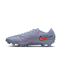 Nike Tiempo Legend Pro 10 Gras Voetbalschoenen (FG) Lichtblauw Felrood Zwart
