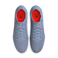 Nike Tiempo Legend Pro 10 Gras Voetbalschoenen (FG) Lichtblauw Felrood Zwart