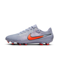 Nike Tiempo Legend Academy 10 Gras / Kunstgras Voetbalschoenen (MG) Lichtblauw Felrood Zwart