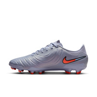 Nike Tiempo Legend Academy 10 Gras / Kunstgras Voetbalschoenen (MG) Lichtblauw Felrood Zwart