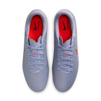 Nike Tiempo Legend Academy 10 Gras / Kunstgras Voetbalschoenen (MG) Lichtblauw Felrood Zwart