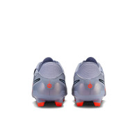Nike Tiempo Legend Academy 10 Gras / Kunstgras Voetbalschoenen (MG) Lichtblauw Felrood Zwart
