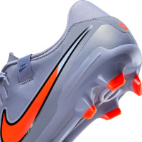 Nike Tiempo Legend Academy 10 Gras / Kunstgras Voetbalschoenen (MG) Lichtblauw Felrood Zwart