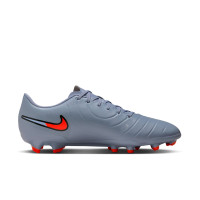 Nike Tiempo Legend Club 10 Gras / Kunstgras Voetbalschoenen (MG) Lichtblauw Felrood Zwart