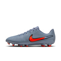 Nike Tiempo Legend Club 10 Gras / Kunstgras Voetbalschoenen (MG) Lichtblauw Felrood Zwart