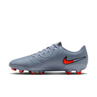Nike Tiempo Legend Club 10 Gras / Kunstgras Voetbalschoenen (MG) Lichtblauw Felrood Zwart