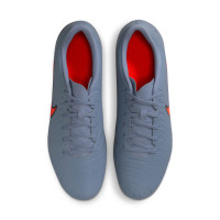 Nike Tiempo Legend Club 10 Gras / Kunstgras Voetbalschoenen (MG) Lichtblauw Felrood Zwart