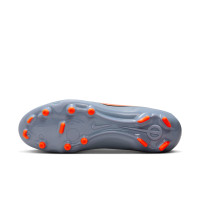Nike Tiempo Legend Club 10 Gras / Kunstgras Voetbalschoenen (MG) Lichtblauw Felrood Zwart